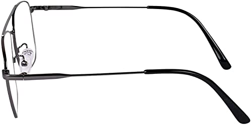 SAINTIMO VALTINA Computer glassBlueray Block Uv Protected Computer Glasses Frame for Men and Women (Unisex) - Medium Size (Gun) - Image 3