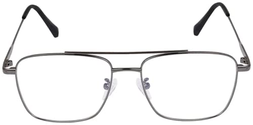 SAINTIMO VALTINA Computer glassBlueray Block Uv Protected Computer Glasses Frame for Men and Women (Unisex) - Medium Size (Gun) - Image 2