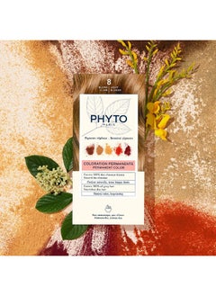 Phyto Phyto Phytocolor Permanent Hair Color 8 Light Blonde With Botanical Pigments 100% Grey Hair Coverage Ammoniafree Ppdfree Resorcinfree 0.42 Oz.  - Image 5