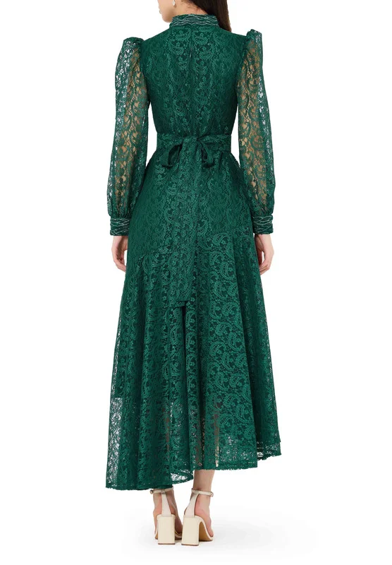 Amri Lace Emerald Dress