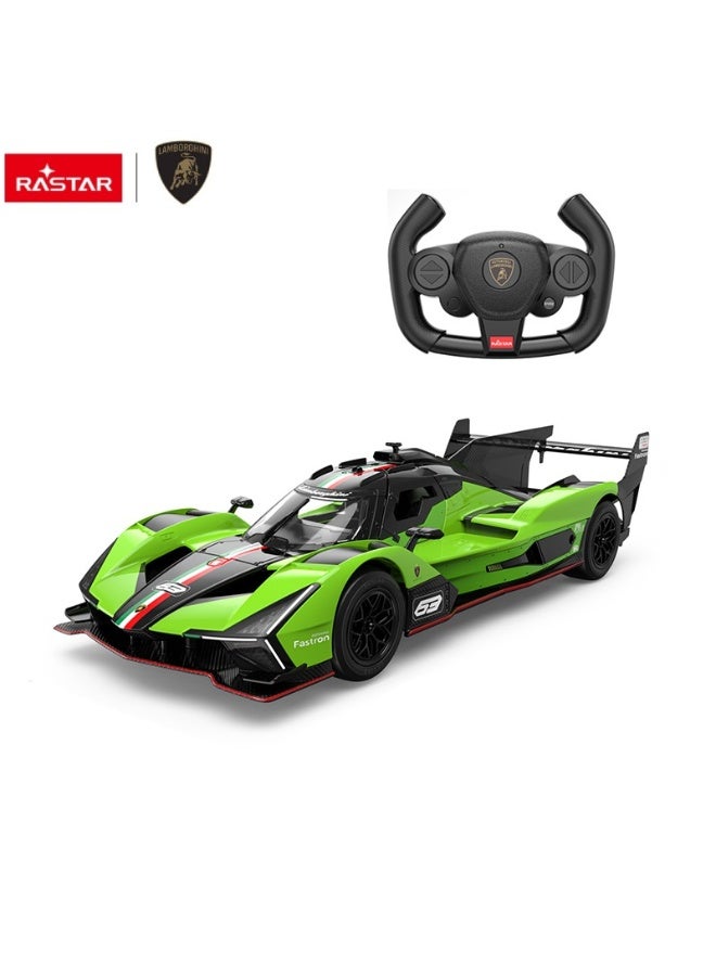 Rastar 1:14 Scale Lamborghini SC63 LMDH Remote Control Car, Officially Licensed Lamborghini RC Toy Car for Kids - Image 4