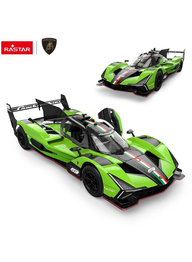 Rastar 1:14 Scale Lamborghini SC63 LMDH Remote Control Car, Officially Licensed Lamborghini RC Toy Car for Kids - Image 2
