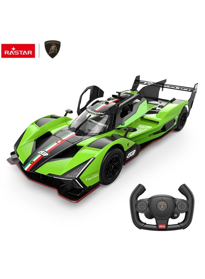 Rastar 1:14 Scale Lamborghini SC63 LMDH Remote Control Car, Officially Licensed Lamborghini RC Toy Car for Kids - Image 1