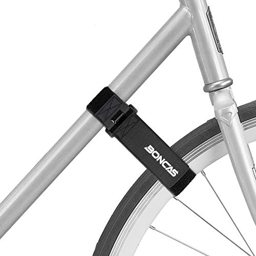 Boncas Bike Rack Strap Bike Wheel Stabilizer Straps,Stonger Grip with Gel,Adjustable - Image 1
