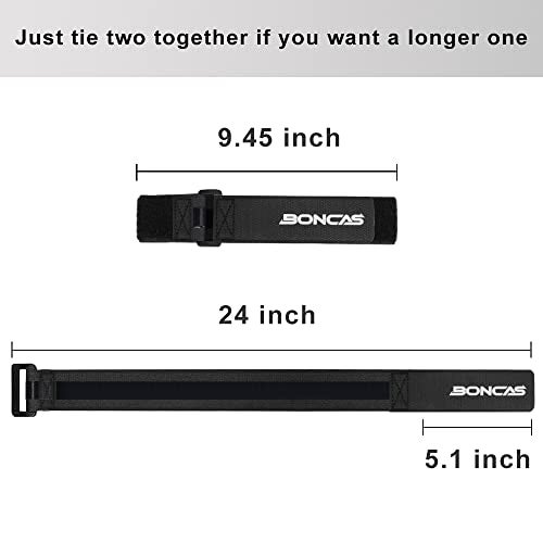 Boncas Bike Rack Strap Bike Wheel Stabilizer Straps,Stonger Grip with Gel,Adjustable - Image 4