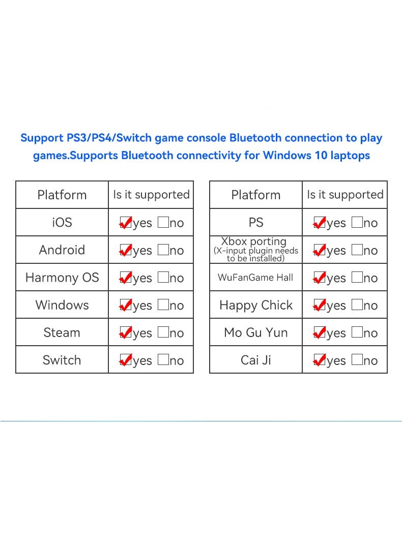 وحدة تحكم ألعاب التبريد القابلة للتمدد D10s Delta لأجهزة PS4 وAndroid وiOS والأجهزة اللوحية والمحول ووحدة تحكم بث Xbox (وردي) - Image 5