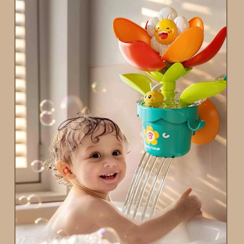 Bath Toys for Toddlers 1-3 Age 1 2 3 4 Year Old Boys Girls Toddler Bath Tub Toys for Baby Infant Water Bath Tub Toys, Durable Interactive Multicolored Infant Toy, Strong Suction Cups - Image 3