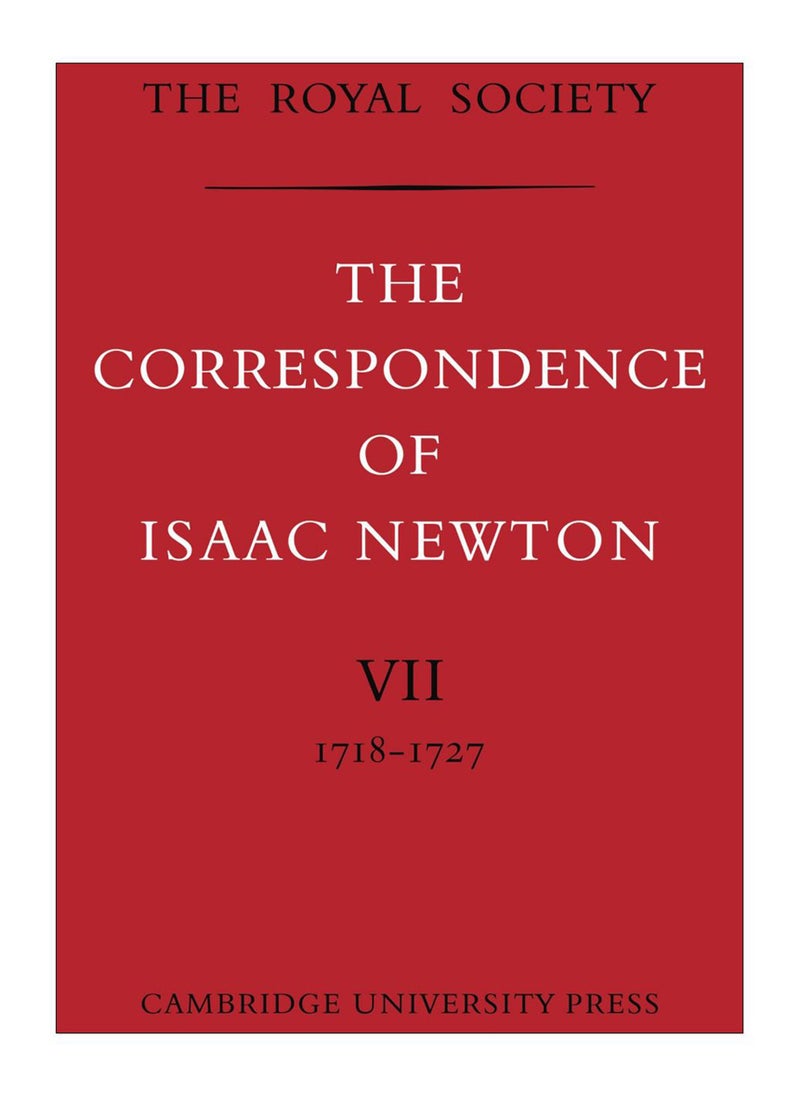 The Correspondence Of Isaac Newton 