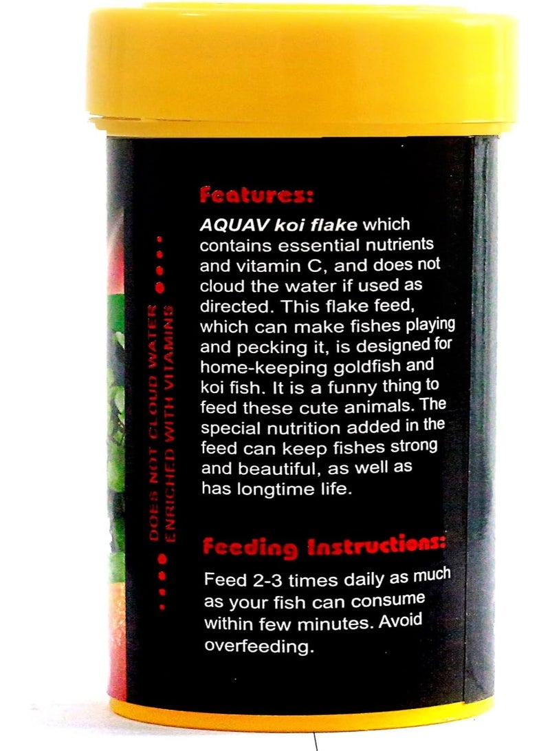 Aqua Koi flakes fish food (100ml) - Image 2