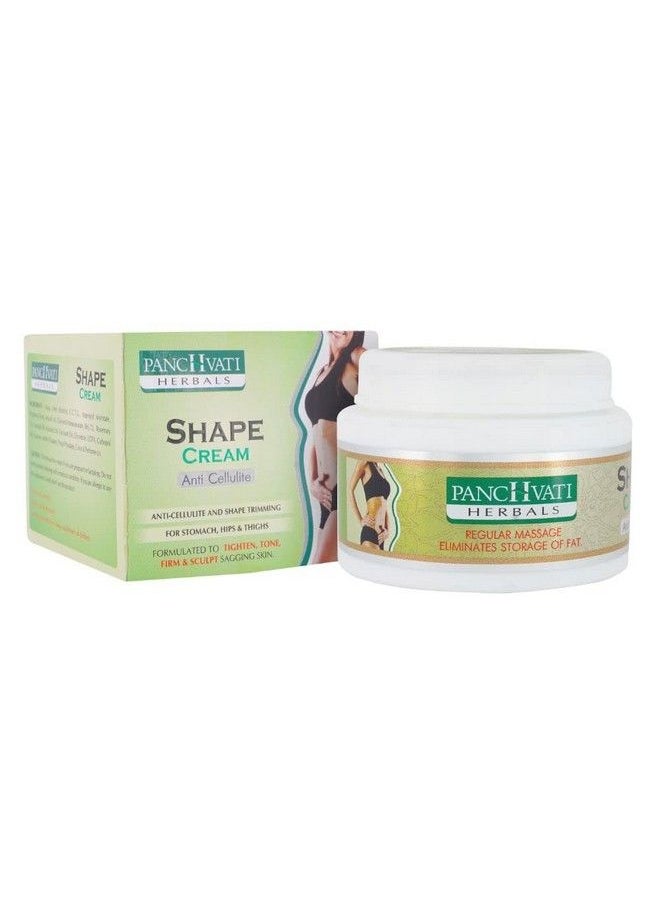 Panchvati Herbals Anti Cellulite Shape Cream Specially Meant For Stomach Hips Thighs & Arms Tightens And Tones Body Parts Cuts Stubborn Fat From Problem Areas 100 Gm  - Image 1