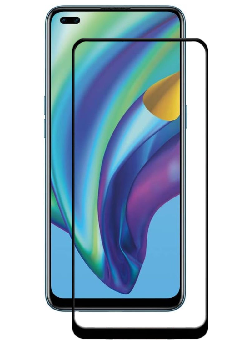 ACLIX Antistatic ESD Dustproof Premium Quality High Definition Tempered Glass Screen Protector Designed For Oppo A93 - Image 1