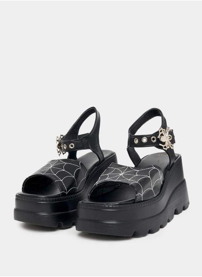 ستايلي Chunky Platform Heeled Sandals