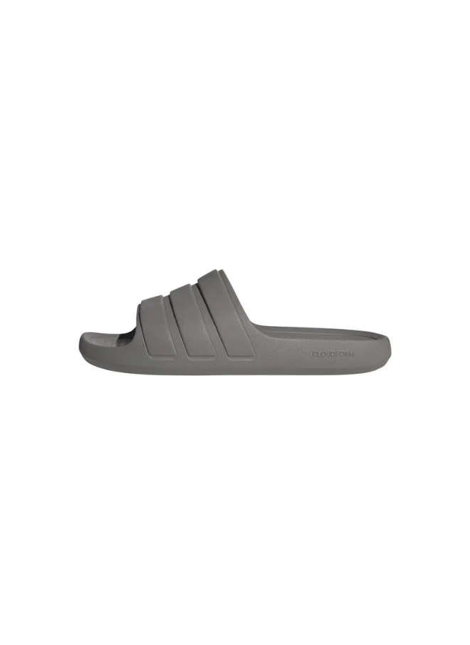 اديداس adidas ADILETTE FLOW Grey Swim SLIPPER for Unisex - 4
