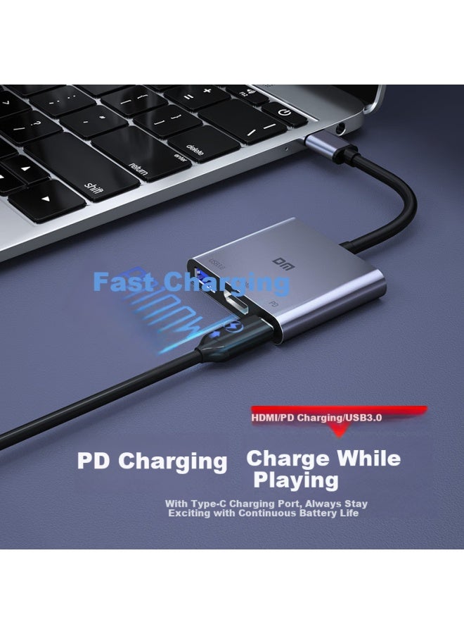 DM Damai Type-C 3-In-1 Docking Station Usb-C To Hdmi/Pd 100W/Usb 3.0 Expansion Integrated Mobile Phone Laptop Converter Chb026 - Image 5