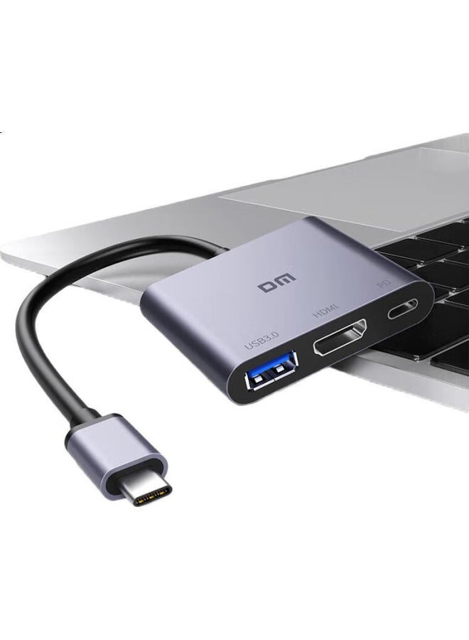 DM Damai Type-C 3-In-1 Docking Station Usb-C To Hdmi/Pd 100W/Usb 3.0 Expansion Integrated Mobile Phone Laptop Converter Chb026 - Image 1
