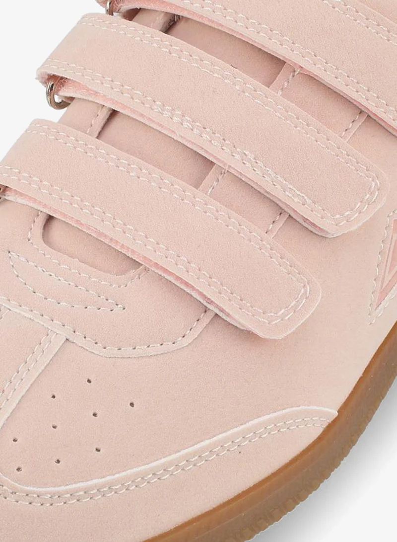 Oaklan By Shoexpress PINK Women Hook & Loop Ankle Sneakers for Women | Best Price UAE