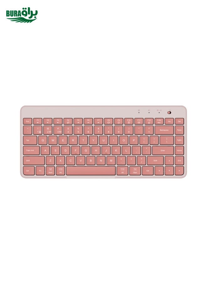 BURAQ - Original Xiaomi XMBXJP01YM 85 Keys Portable Dual-mode Keyboard (Pink) - Image 1