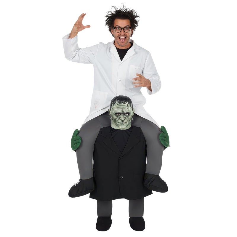 Morph Frankenstein Piggy Back Costume Adult, Ride on Frankenstein Costume, Piggyback Ride Costume, Carry me Costume Adult - Image 5