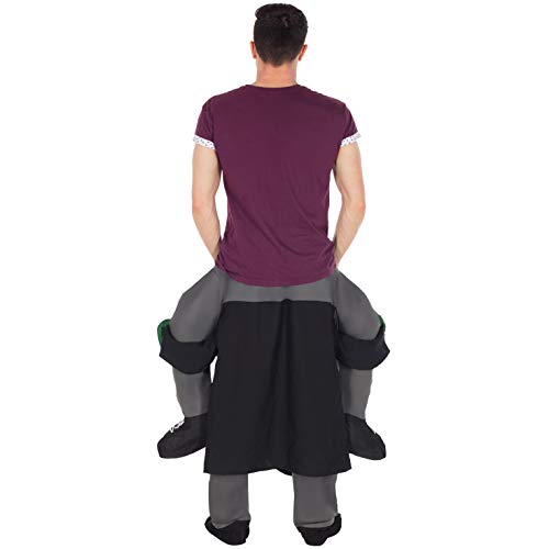 Morph Frankenstein Piggy Back Costume Adult, Ride on Frankenstein Costume, Piggyback Ride Costume, Carry me Costume Adult - Image 4