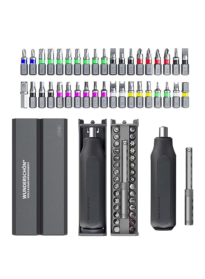 vesus | 40 in 1 Multi Functional Reattaching Screwdriver Set Compact Metal Case_Suitable for Install and Repair Computer- Furniture - Automotive Parts - Appliances - Electronics (Model A-X40) - Image 2