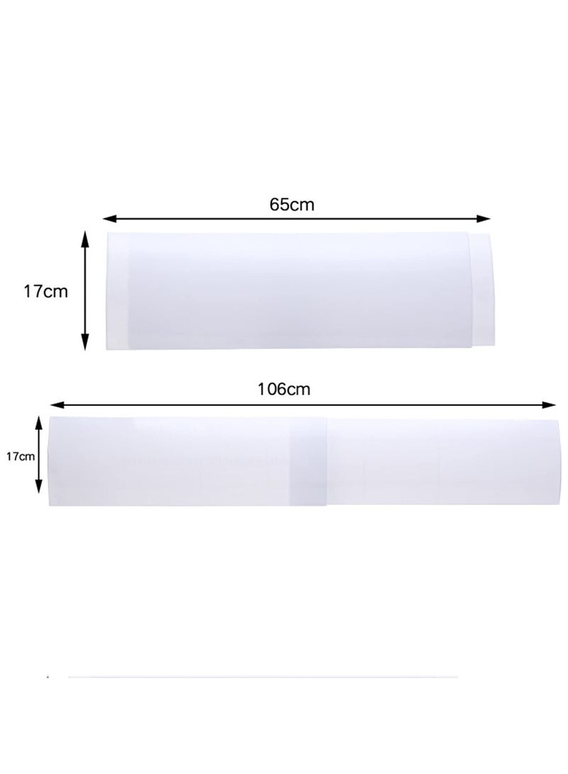 Universal Hollow Anti Direct Blowing Air Conditioner Wind Deflector Baffle Shield Adjustable AC Vent Cover Wind Guide Baffle for Cooling Comfort Airflow Redirection Panel  - Image 2