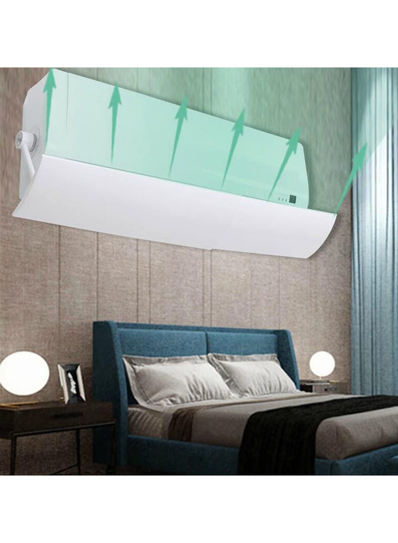 Universal Hollow Anti Direct Blowing Air Conditioner Wind Deflector Baffle Shield Adjustable AC Vent Cover Wind Guide Baffle for Cooling Comfort Airflow Redirection Panel  - Image 3