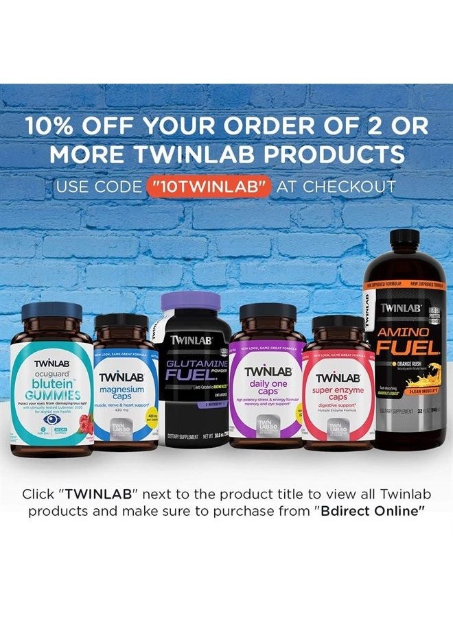 Twinlab Ripped Fuel Extreme - Energy Supplement to Support Weight Management & Muscle Health - 60 Capsules 