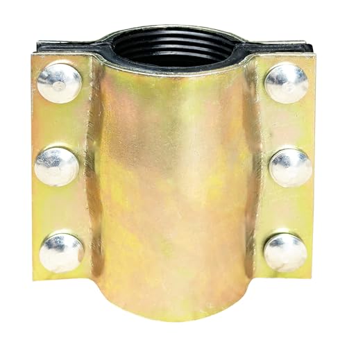 GYYGRY Water Pipe Repair Clamp,OD of The Applied Pipe is about 2.37 inch,Leak Sealer for Pipes and Plumbing,Length 4.72 inch,Suitable for PE/PPR/Steel/Iron Pipe,Bronze - Image 1