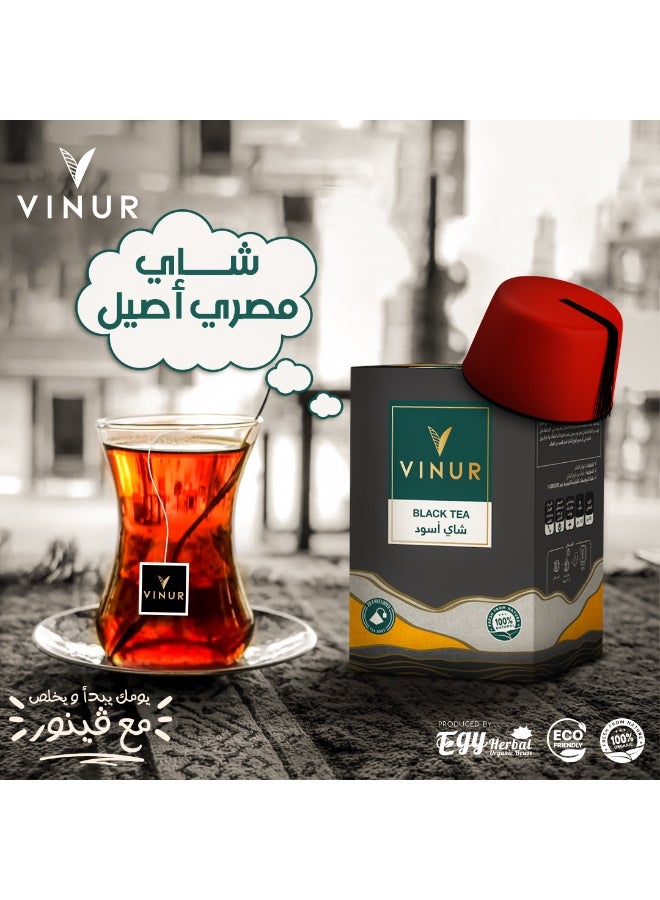 VINUR VINUR Premium Black Tea – 20 Pyramidal Tea Bags - Image 3