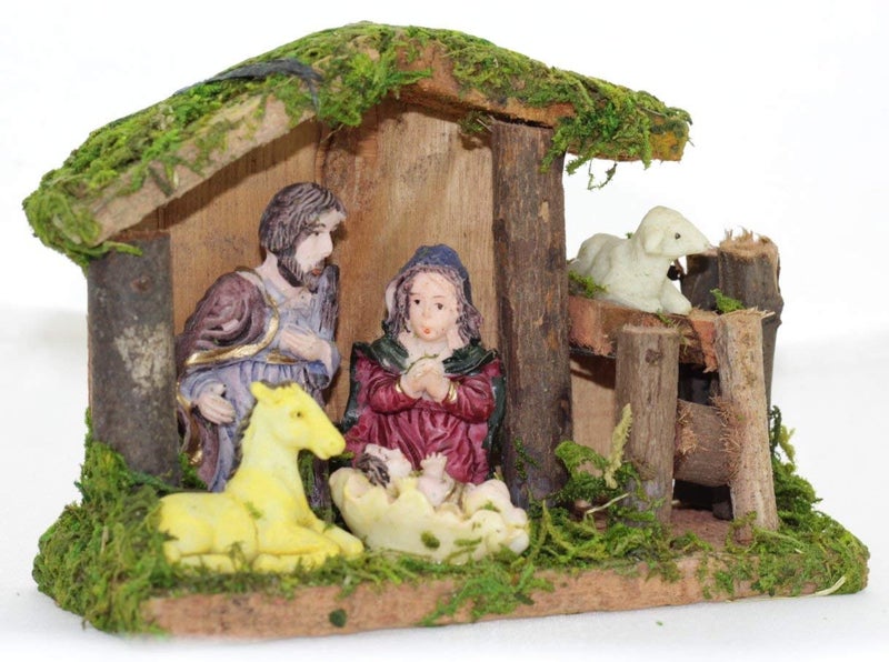 Lilone Beautiful Christmas Crib Nativity Set Multicolor 12 x 5 x 9 CM - Image 2