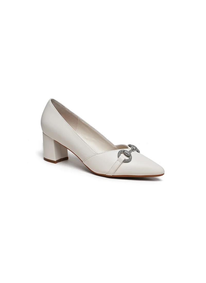 كيوبل Elegant high-heeled pumps with buckle