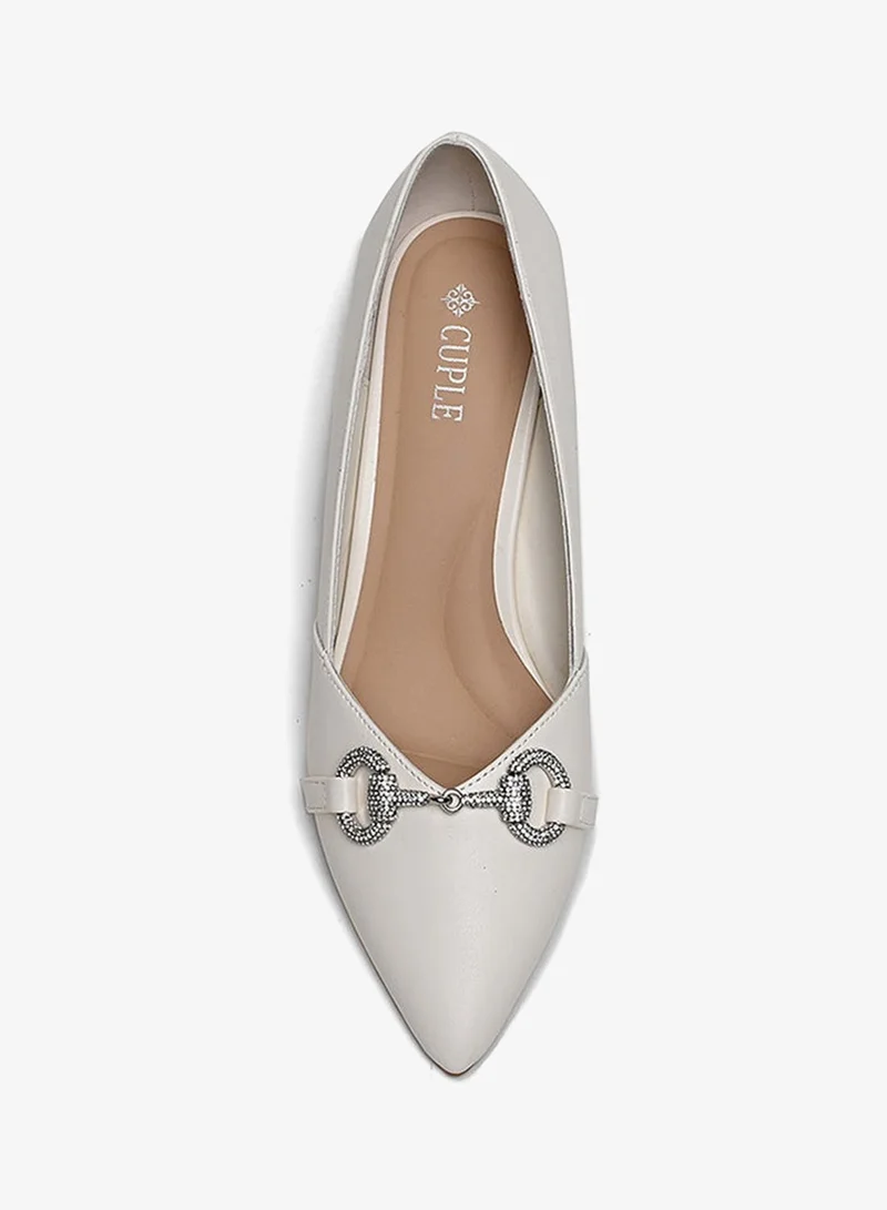 Cuple  Elegant high-heeled pumps with buckle for Women | Best Price UAE