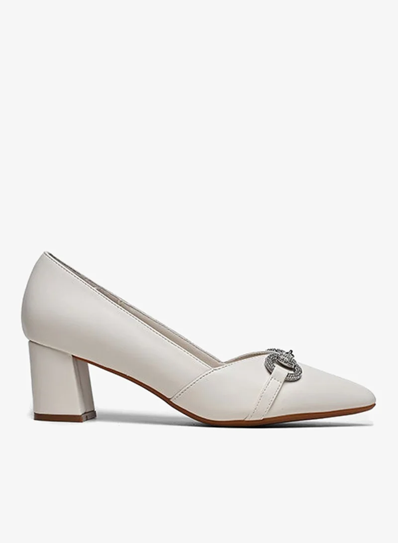 Cuple Elegant high-heeled pumps with buckle