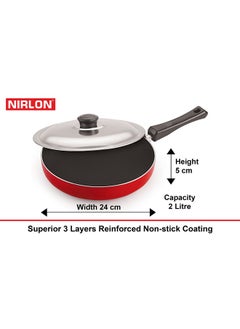 Nirlon Nirlon Non-Stick Aluminium Fry Pan and Round Tawa Combo Cookware Set 