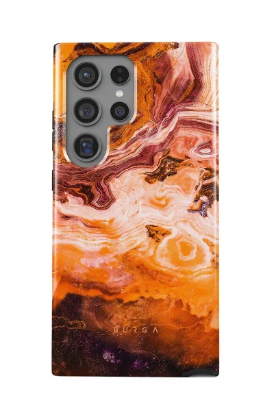 BURGA Samsung Galaxy S24 Ultra Case - Pumpkin Spice For Screen & Camera Protection Printed Case