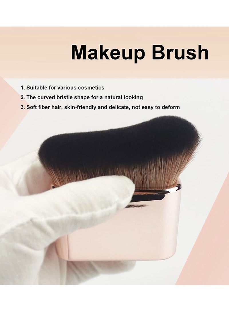Foundation Makeup Brush, Face Blush Handless Blender, Liquid Powder for Blending Liquid, Cream or Flawless Cosmetics 2pcs - Image 2