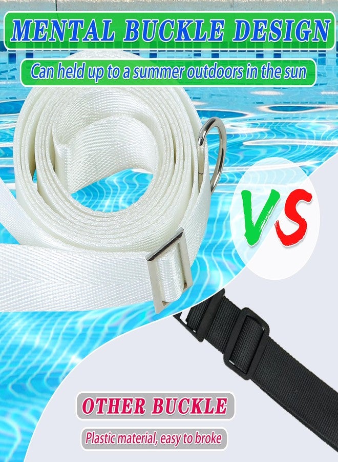 WUBOECE 20Ft Pool Volleyball Net Replacement with Heavy Duty Steel Buckle(Net Only) - Image 3