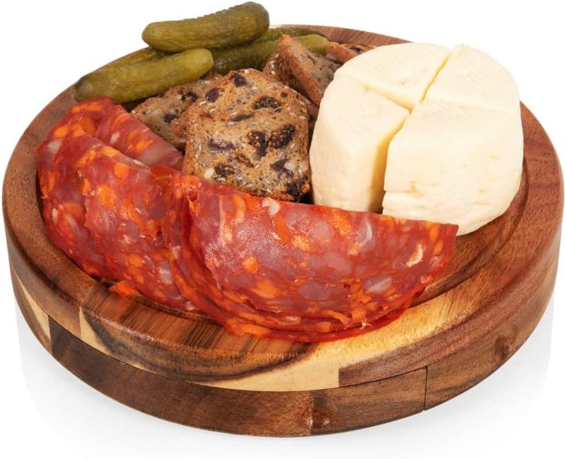 PICNIC TIME مجموعة لوح الجبن وسكين بيك نيك تايم من ديزني الأميرة الضفدع أكاسيا بريه - Image 5