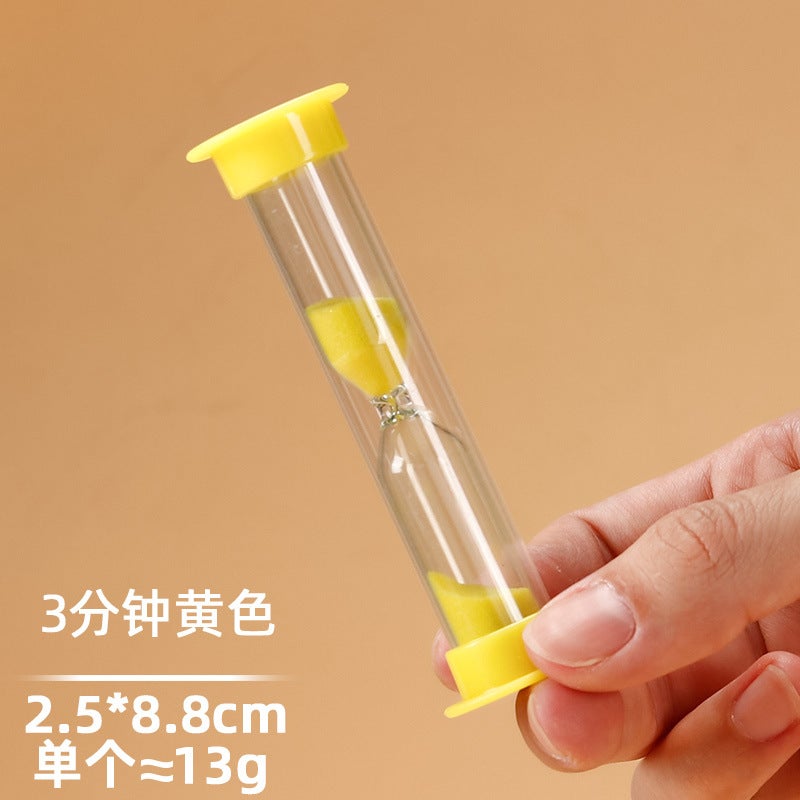 Color Anti-Fall Plastic Small Hourglass Student Gifts Decorative Ornaments Hourglass Timer Game Set Gifts - Image 1