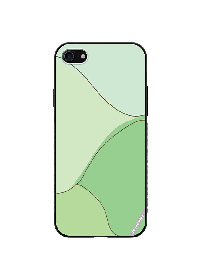 VR CREATIVE Protective Case Cover For Apple iPhone SE (2022) Layers Design Multicolour - Image 1