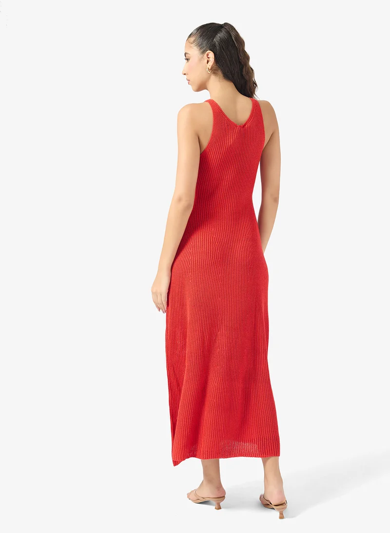 جينجر فستان ماكسي محبوك