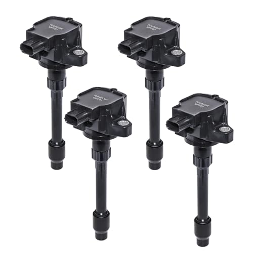 RAWOK Ignition Coil Pack UF781 Compatible with HONDA ACCORD CIVIC CLARITY CR-V INSIGHT 1.5L 2.0L 2016-2022, for ACURA RDX TLX 2.0L 2019-2022, Replace # 3052059B013 CM11-124A (Set of 4) - Image 1
