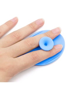 Generic Baby Cradle Cap Brush Baby Bath Brush Silicone Massage Brush Silicone Scrubbers Exfoliator Brush The SkinSoother Baby Essential for Dry Skin Cradle Cap and Eczema Blue & Pink & Purple & Red  - Image 2