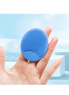 Generic Baby Cradle Cap Brush Baby Bath Brush Silicone Massage Brush Silicone Scrubbers Exfoliator Brush The SkinSoother Baby Essential for Dry Skin Cradle Cap and Eczema Blue & Pink & Purple & Red  - Image 4