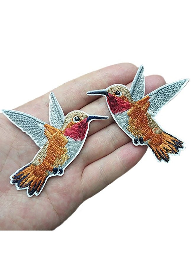 ZOOPOLR 3 Pcs Cute Birds Delicate Embroidered Patches for Clothing, Embroidery Patches, Iron On Patches, Sew On Applique Patch, Cool Patches for Men, Women, Boys, Girls, Kids - Image 1