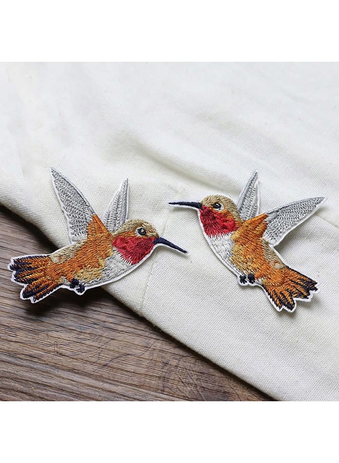 ZOOPOLR 3 Pcs Cute Birds Delicate Embroidered Patches for Clothing, Embroidery Patches, Iron On Patches, Sew On Applique Patch, Cool Patches for Men, Women, Boys, Girls, Kids - Image 4