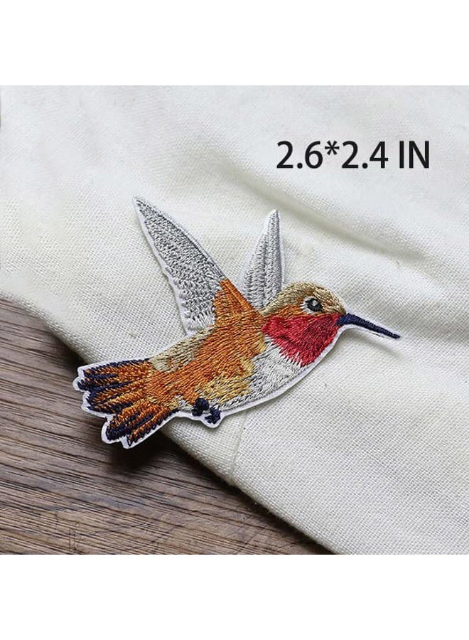 ZOOPOLR 3 Pcs Cute Birds Delicate Embroidered Patches for Clothing, Embroidery Patches, Iron On Patches, Sew On Applique Patch, Cool Patches for Men, Women, Boys, Girls, Kids - Image 5