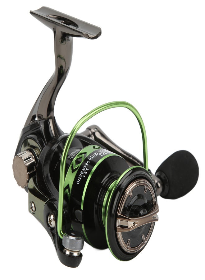 DEUKIO All Metal Fishing Line Wheel 45° Large Chamfer 5.2:1 Spinning Wheel Fishing ReelsDK3000 - Image 3