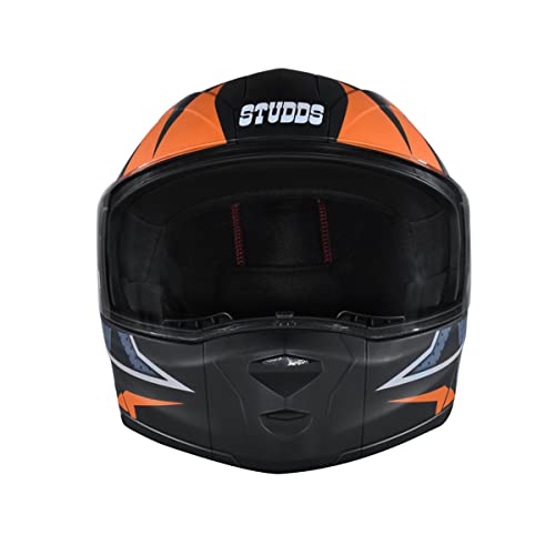 STUDDS Ninja Elite Super D6 FLIP-UP Full FACE Helmet N10 MATT Black-M - Image 3