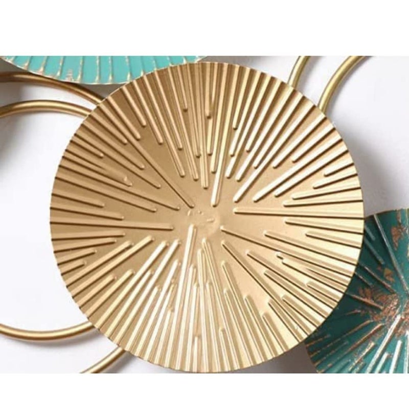 Eclectic home E Home Eclectic home E Home Metal Wall Dcor Wall Hanging Wall Arts for HomeLiving RoomBedroomHotel Size 4820 inch Multicolor  - Image 5
